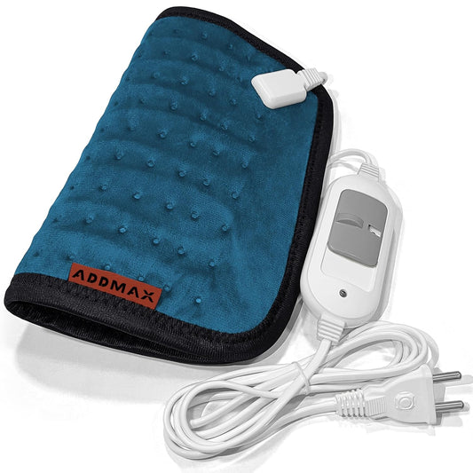 ADDMAX Electric Heating Pad - 3 Level Temperature Settings Heating Belt for Period Cramps (Teal Green) - Regular Size