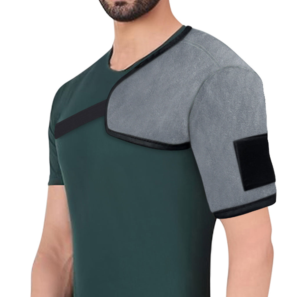 ADDMAX Shoulder Heating Pad Orthopaedic Electric Neck and Shoulder Heating Belt For Shoulder Pain Relief - Free Size (Fits for all)