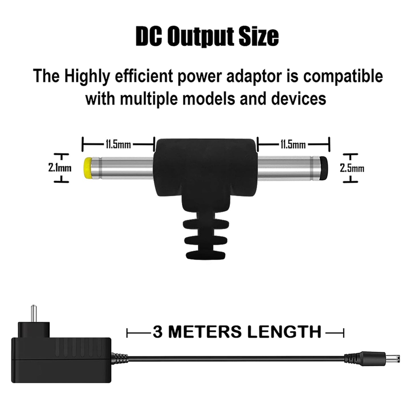 ADDMAX BP Machine Adapter for Omron BP Monitors (5, 7, 10 Series) - Adapter for omron Blood Pressure Machine