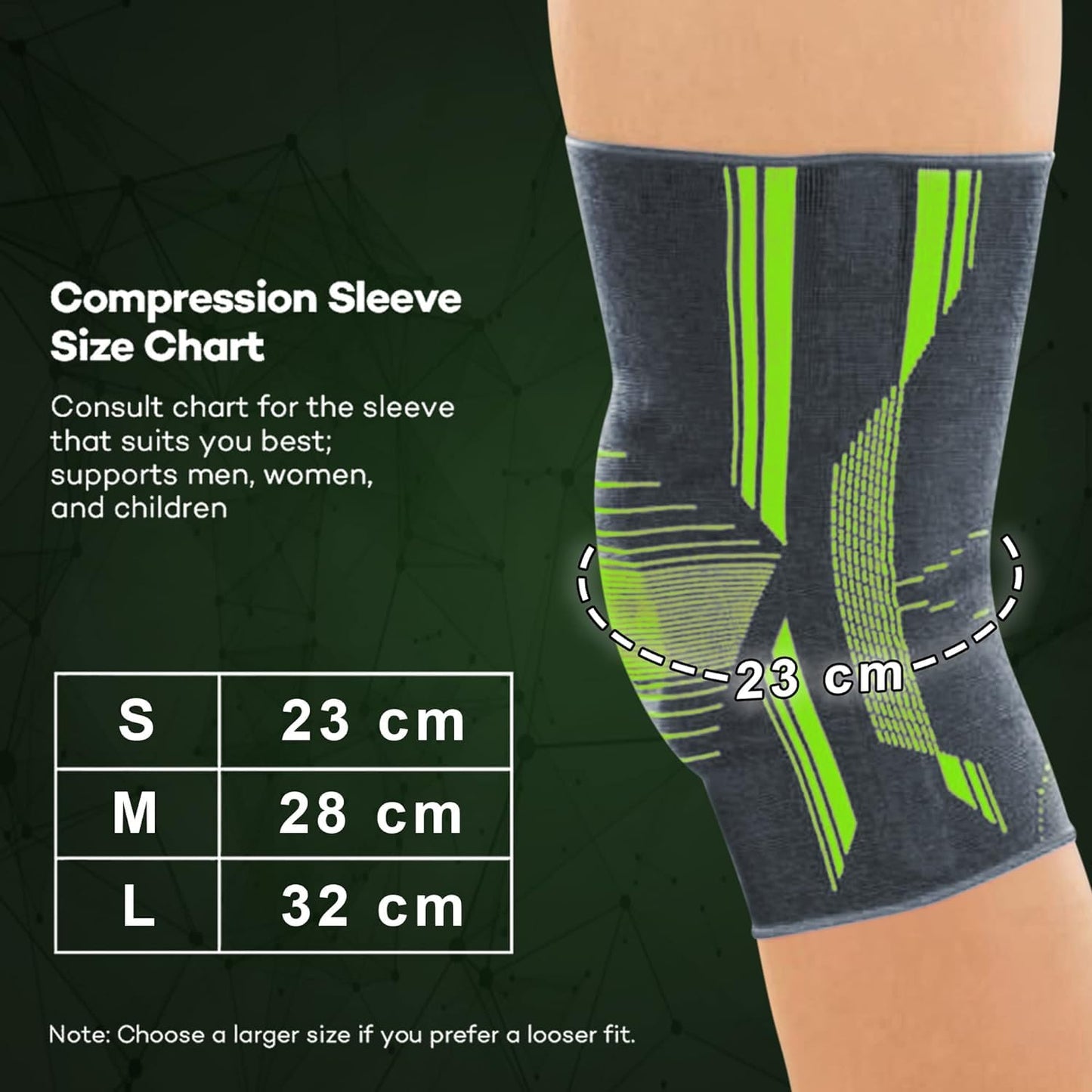 ADDMAX Knee sleeves - knee support brace For Running, Gym , Basketball  (1 Pair)