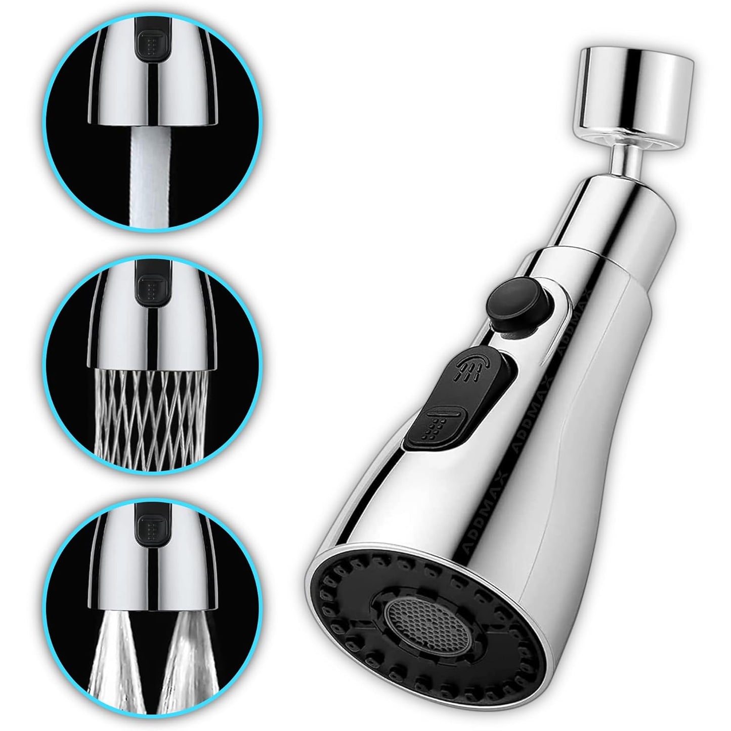 ADDMAX Universal Kitchen Faucet Tap Extender for Kitchen Sink