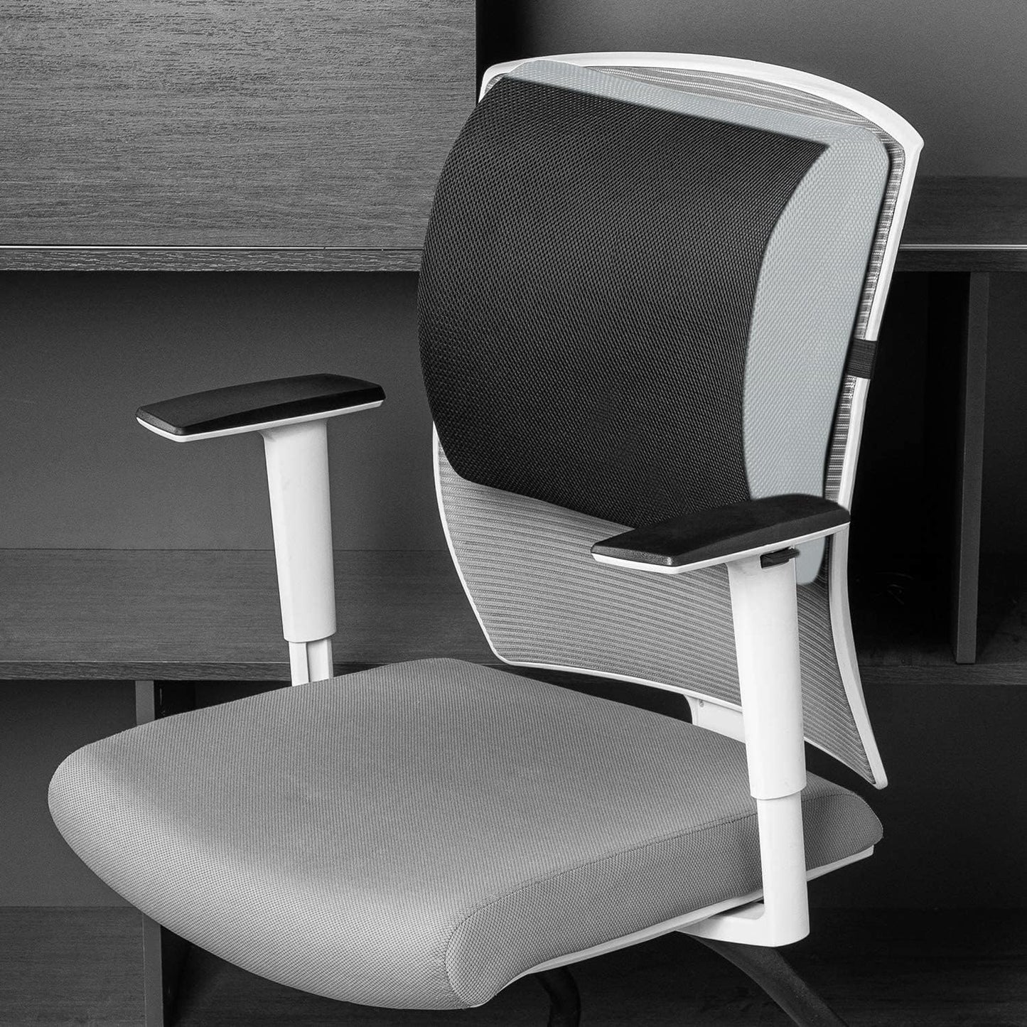 ADDMAX Orthopedic Back Rest Memory Foam Cushion Back Rest Support Pillow Lumbar Support