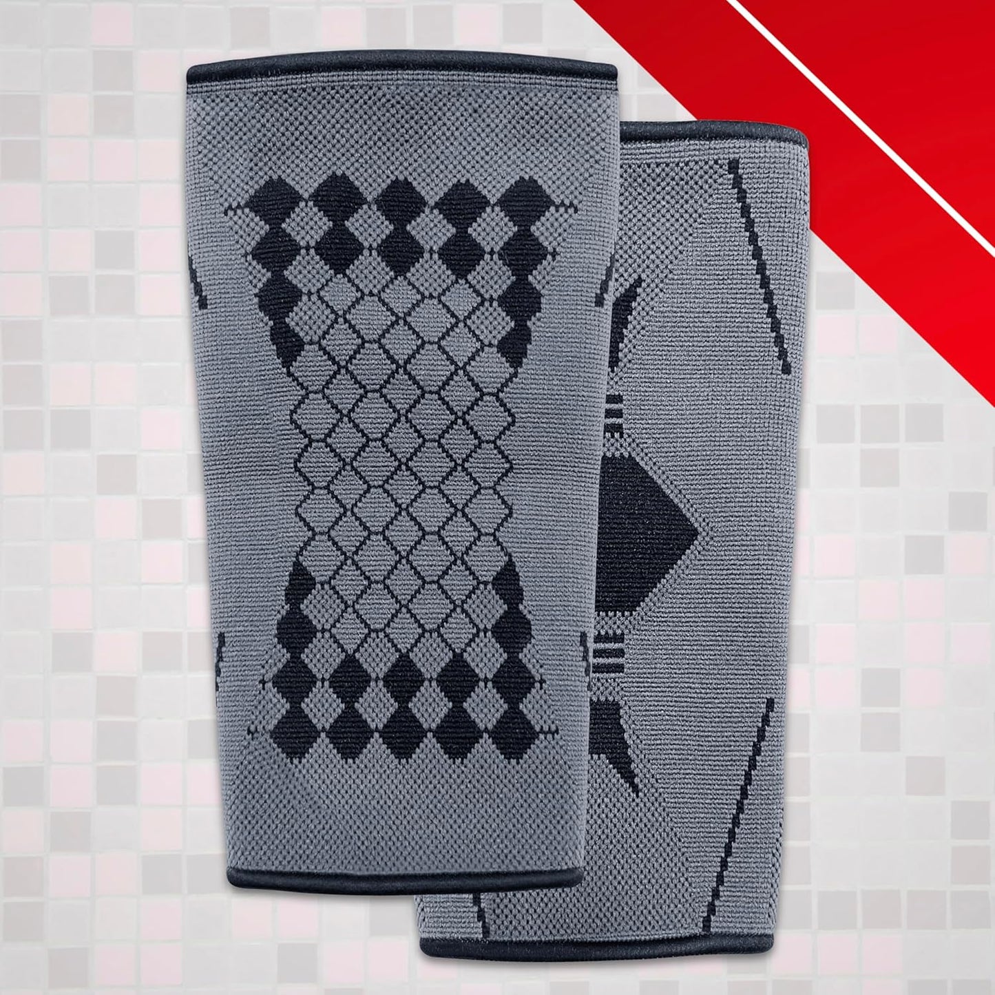 Addmax Elbow Sleeves - Elbow Support for Gym, Tennis , Golfers elbow compression sleeve - 1 Pair